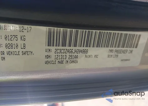 2018 Dodge Challenger Sxt from USA, damaged, VIN 2C3CDZAG6JH204868